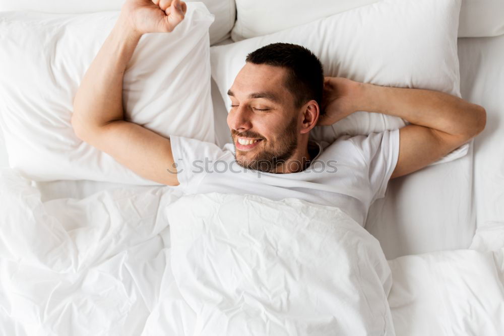 Similar – Image, Stock Photo Young beautiful latin woman lying in bed