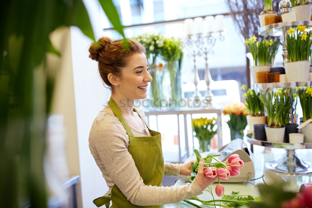 Similar – Woman buying fruits on market