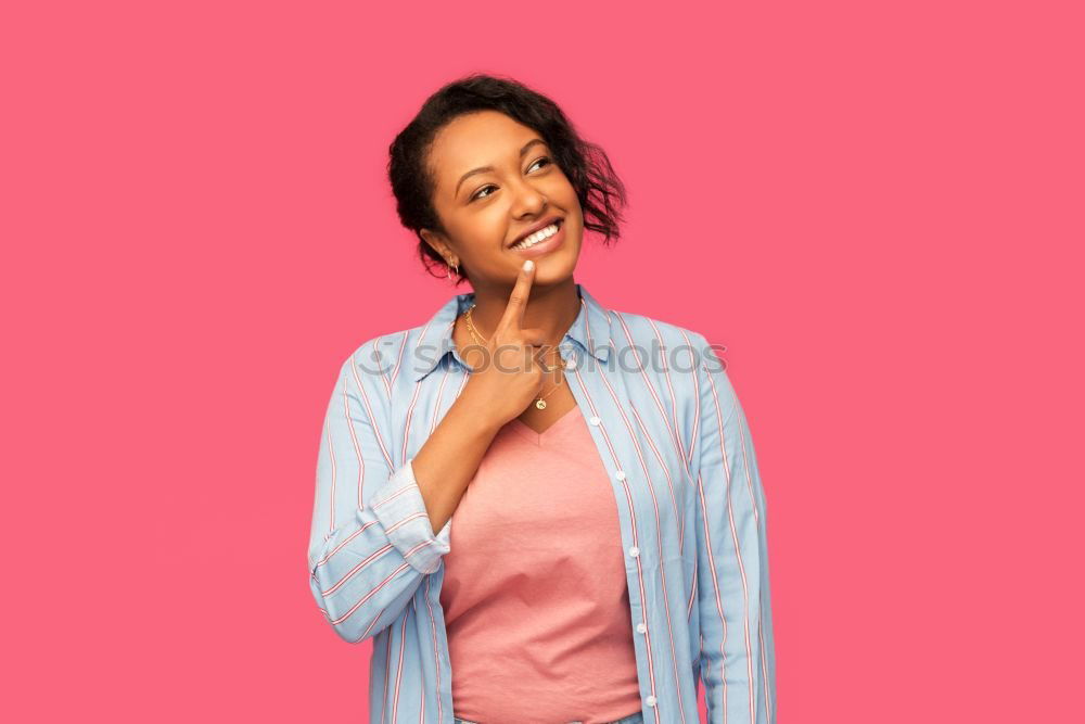 Similar – Delighted woman with eyes closed