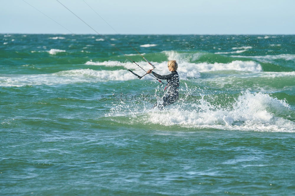 Similar – kite boarding Kiting Ocean