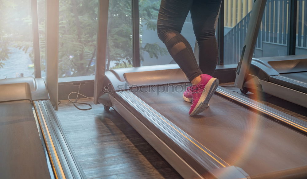 Similar – Image, Stock Photo Anonymous runner woman stretching outdoors