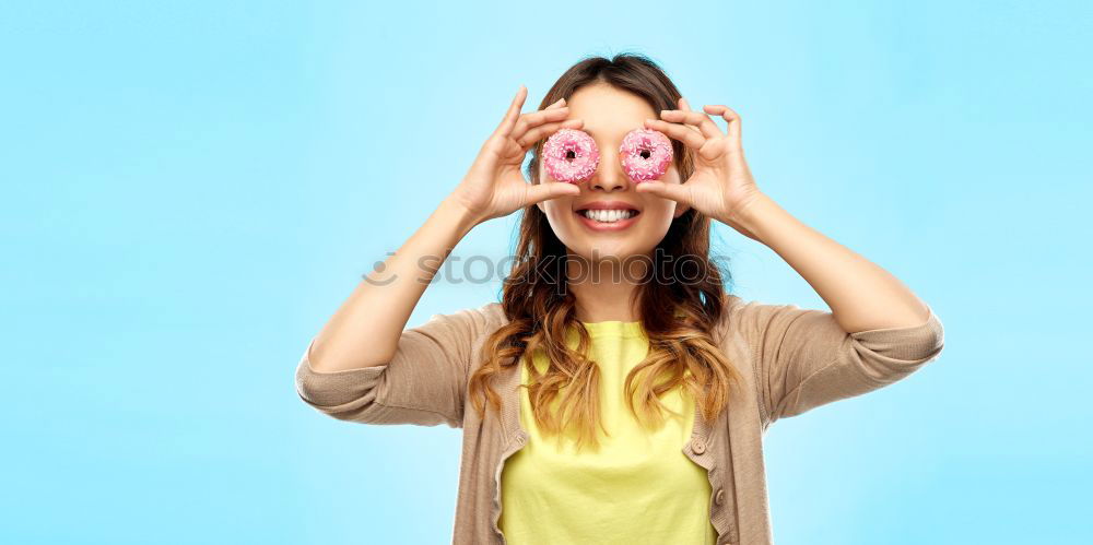 Similar – Image, Stock Photo Self portrait of beautiful young afro american woman.