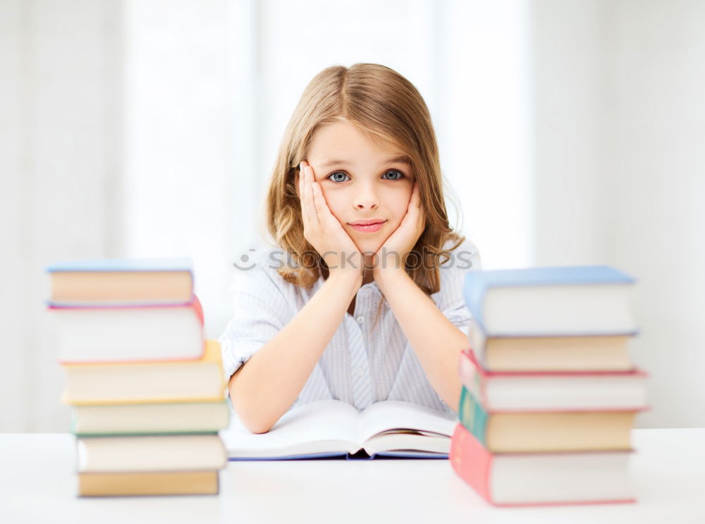 Similar – Bored girl in classroom