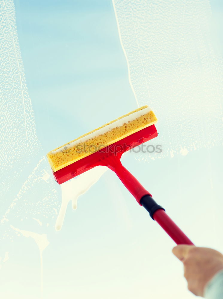 Similar – Image, Stock Photo jaunty sweeper Broom