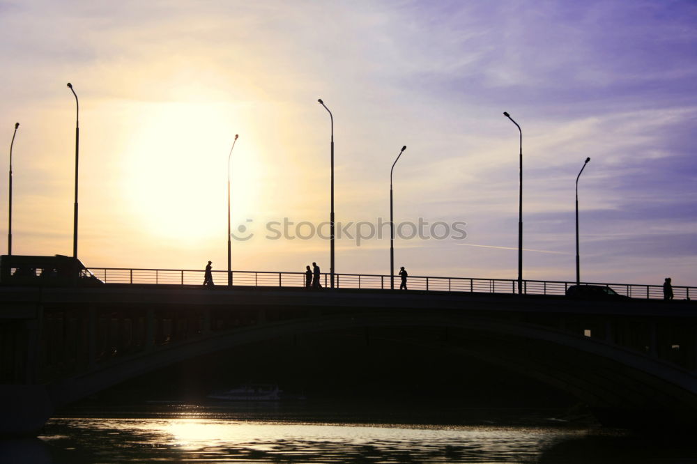 Similar – Kniebrücke Düsseldorf