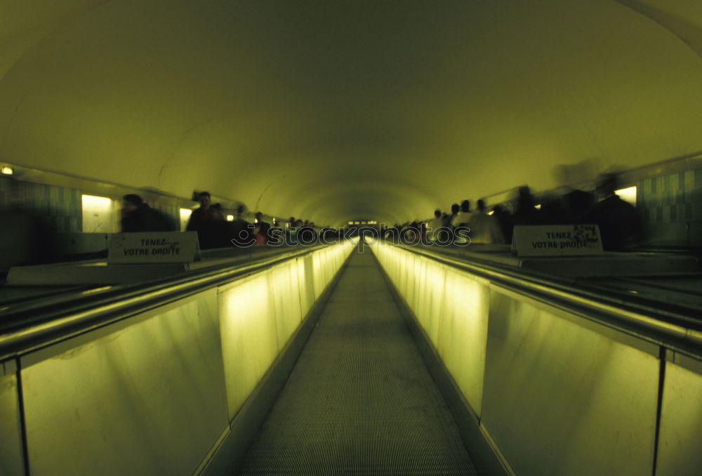 Similar – Image, Stock Photo Crowd in the Tiergarten Tunnel