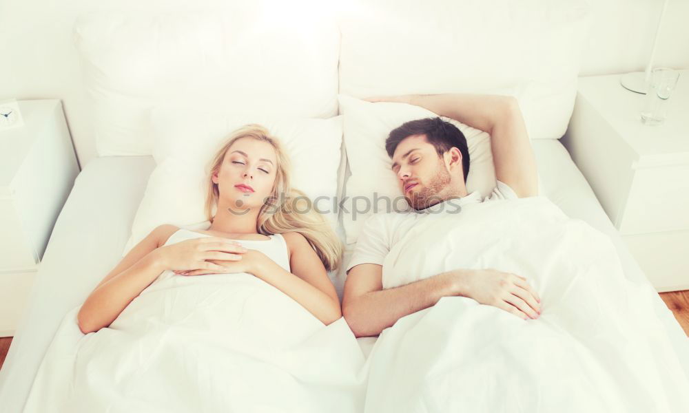 Similar – Image, Stock Photo Couple having breakfast in hotel