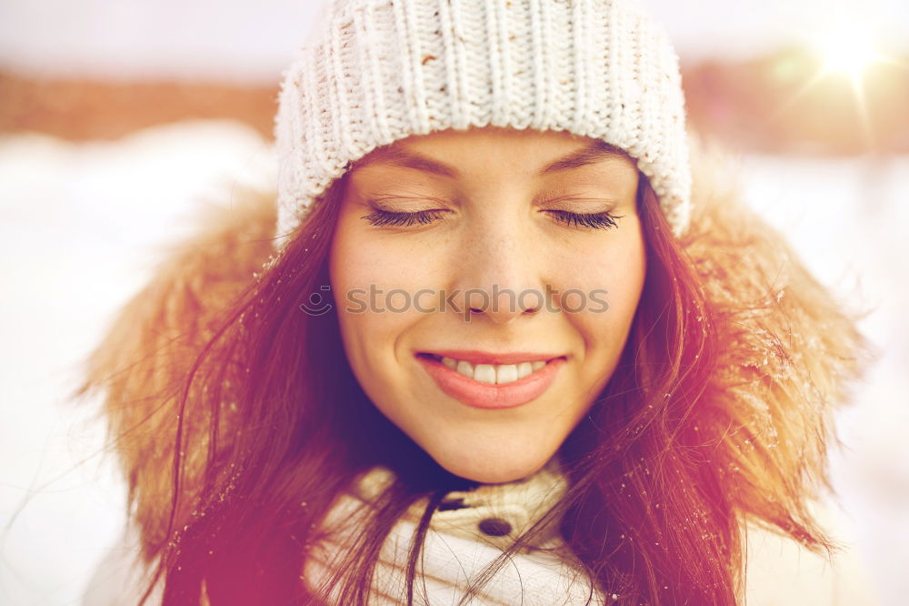 Similar – Smiling young beautiful woman