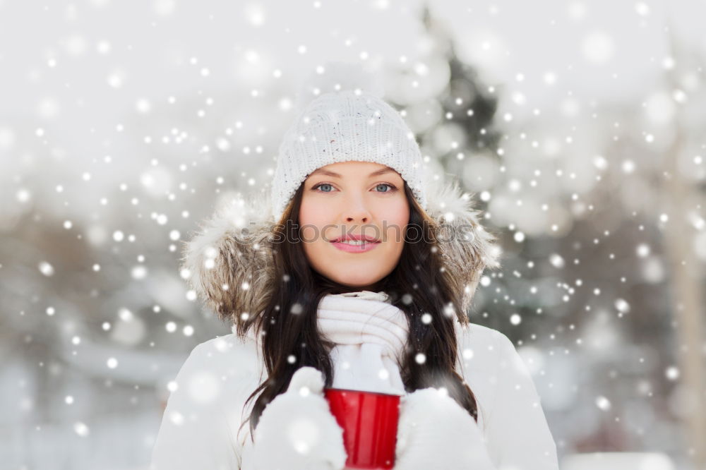 Similar – Image, Stock Photo Young woman holding a piece of ice