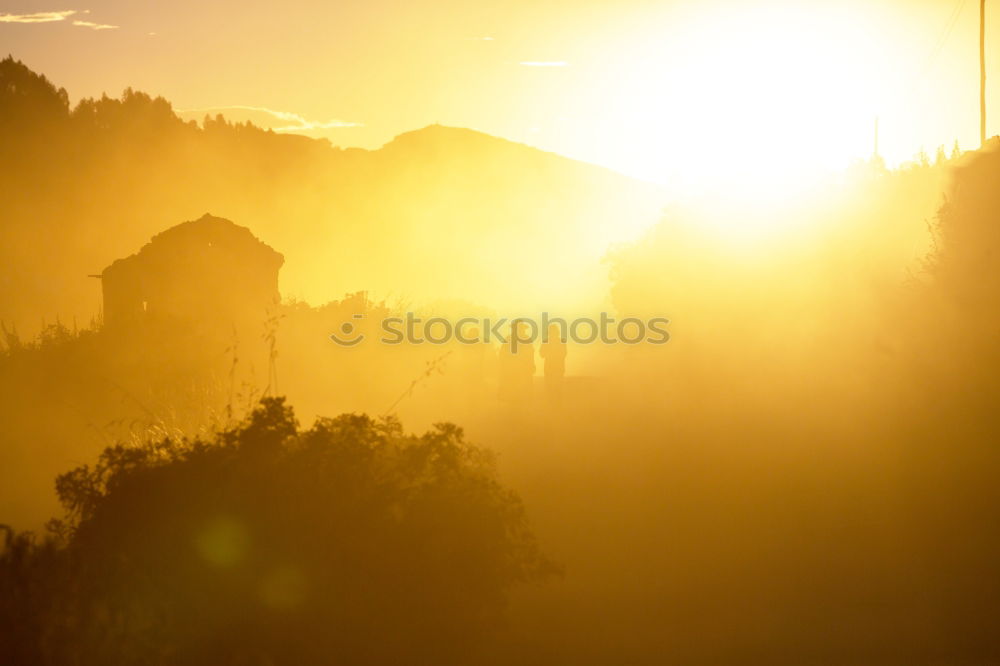 Image, Stock Photo Bagan sunset