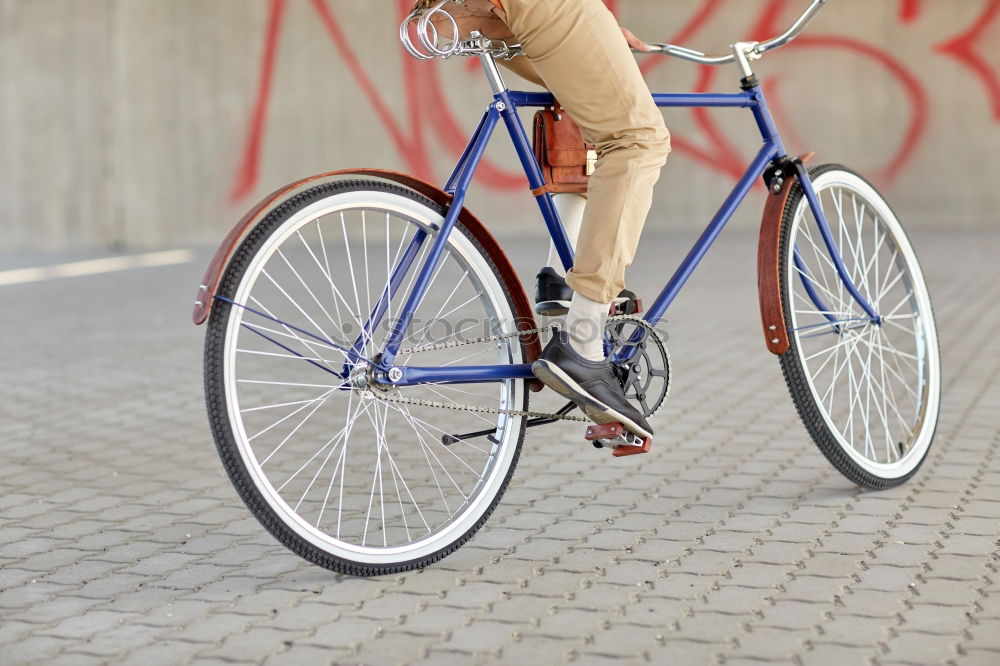 Similar – Image, Stock Photo cyclist’s perspective