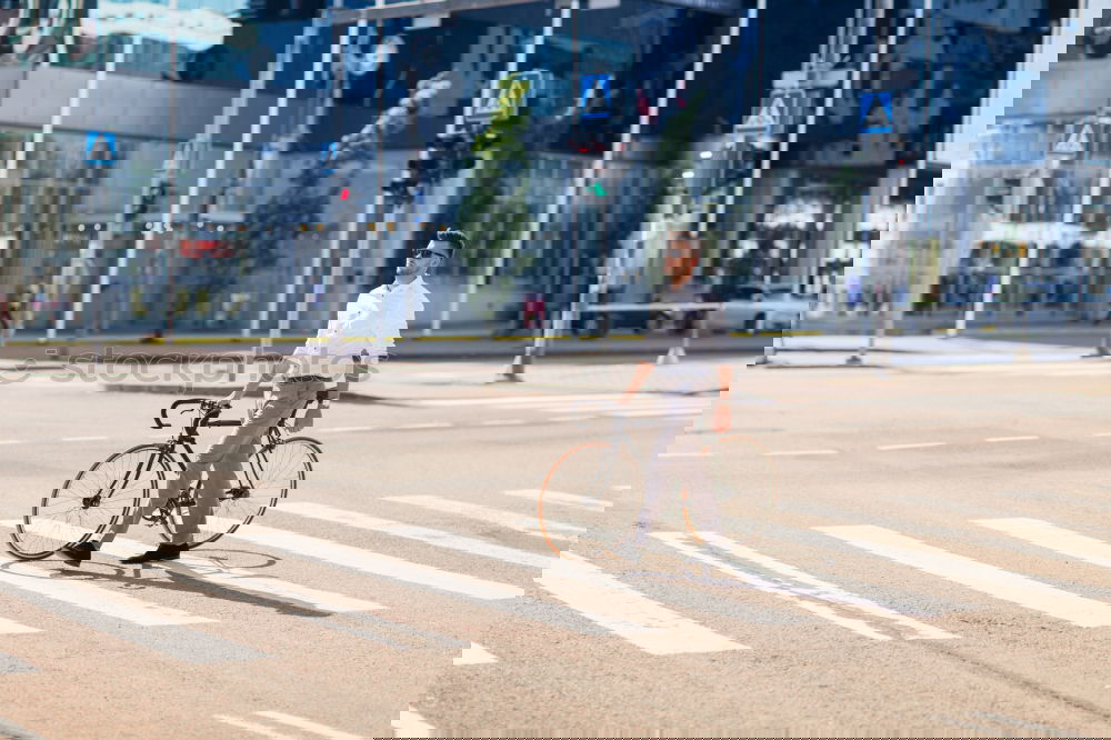 Similar – Image, Stock Photo Man on bicycle Fitness