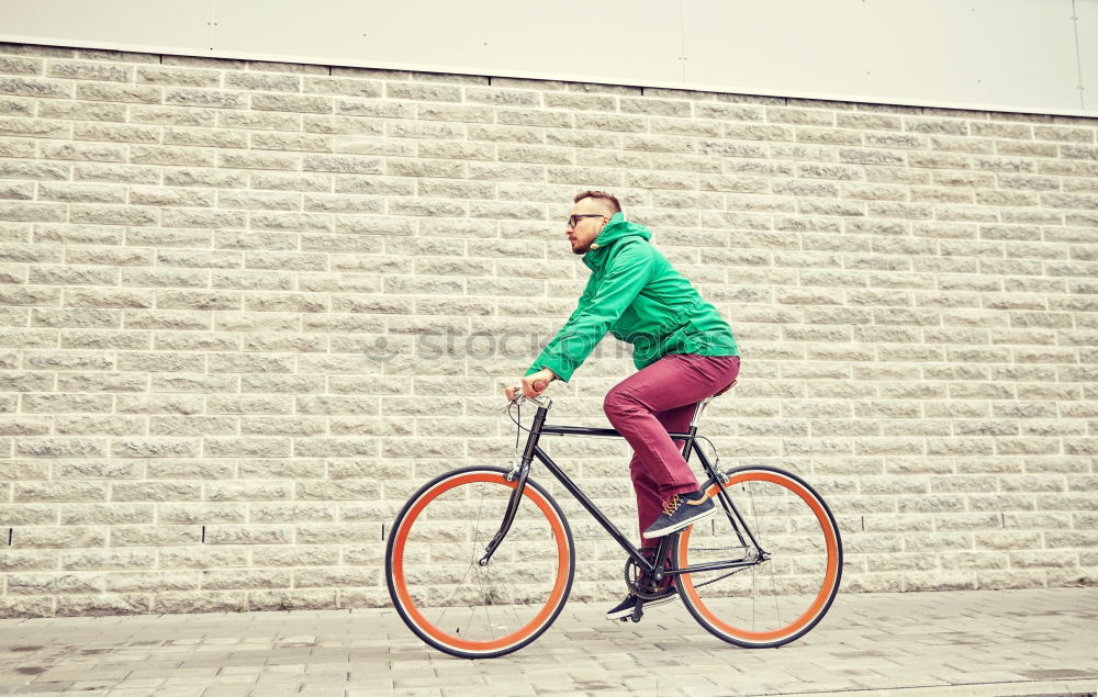 Similar – stuntman Bicycle