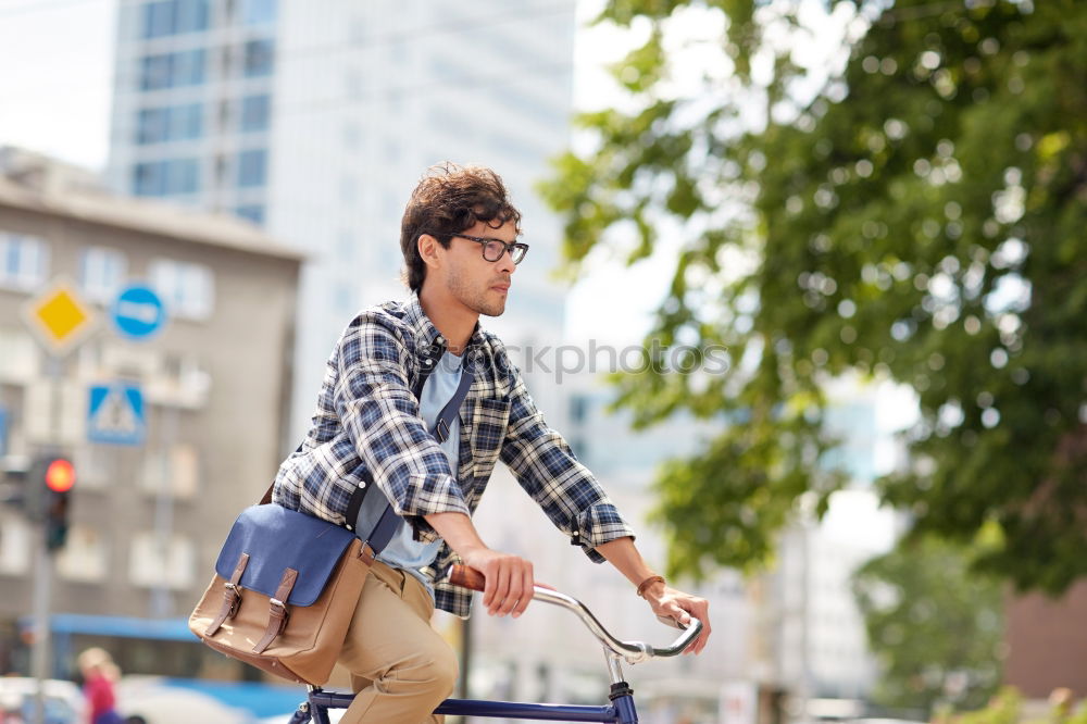 Similar – Attractive man in winter fashion checking his mobile