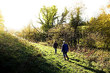 Similar – winter walk Woman Old