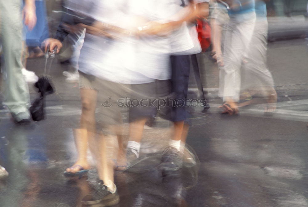 Similar – Image, Stock Photo Crossing the zebra crossing