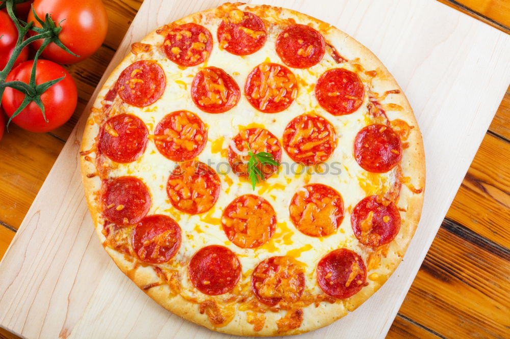 Similar – Image, Stock Photo Pizza Amore Food Sausage