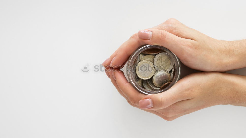 Similar – Man holding a crystal ball