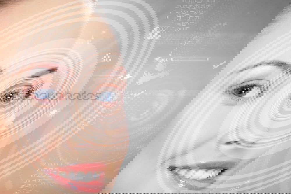 Similar – Image, Stock Photo profile Style Woman Adults