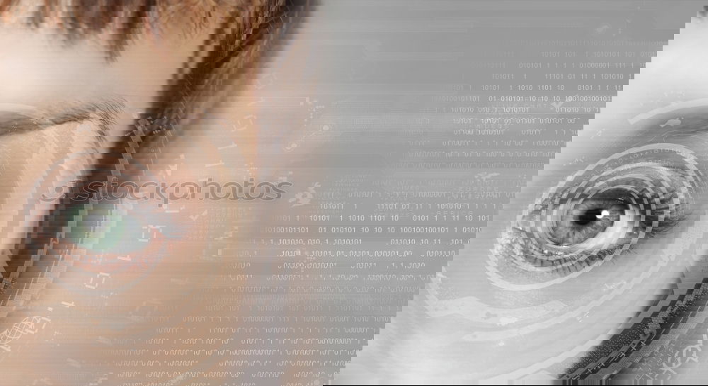Similar – Image, Stock Photo tragic eyes Feminine