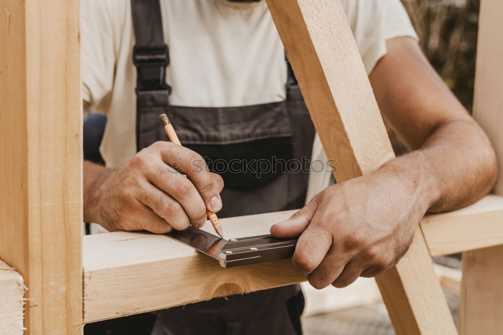 Similar – Professional carpenter at work.