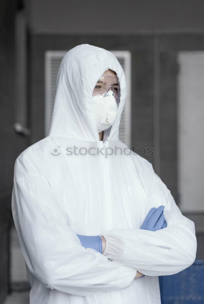 Similar – Image, Stock Photo cleanroomclothing Painter