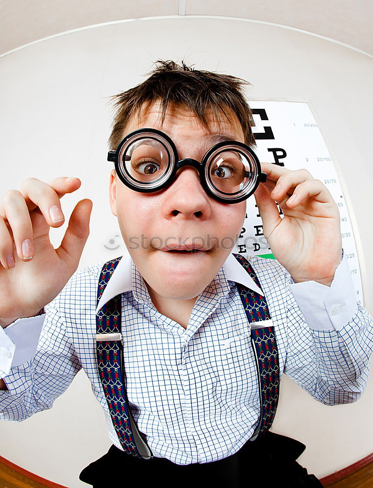 Similar – Image, Stock Photo boy with glasses Lifestyle