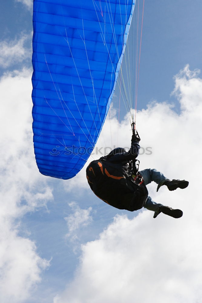 Similar – Image, Stock Photo airman Skydiver