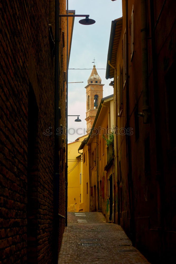 Image, Stock Photo Streetlight in Corsica