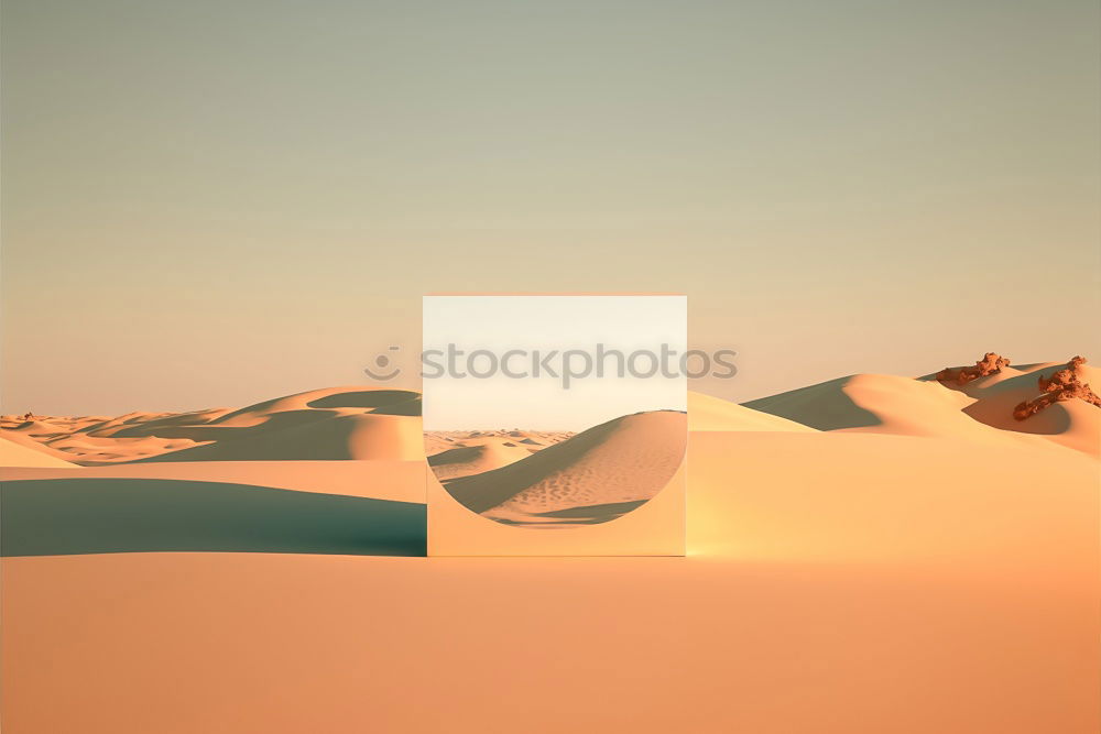 Image, Stock Photo Large sand stage