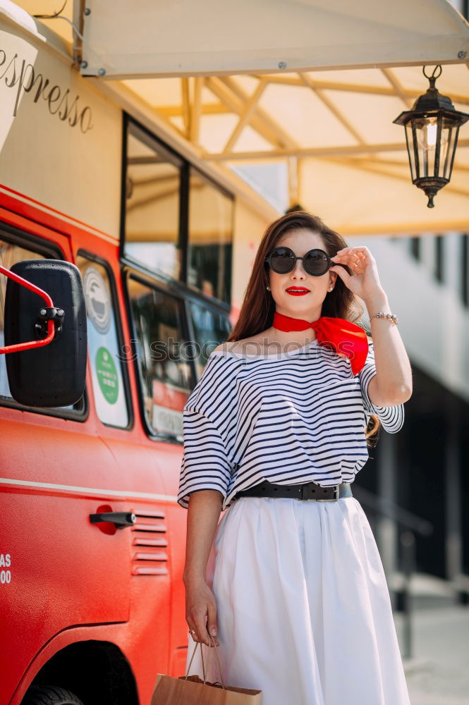 Similar – Image, Stock Photo Pretty Asian woman watching lamp