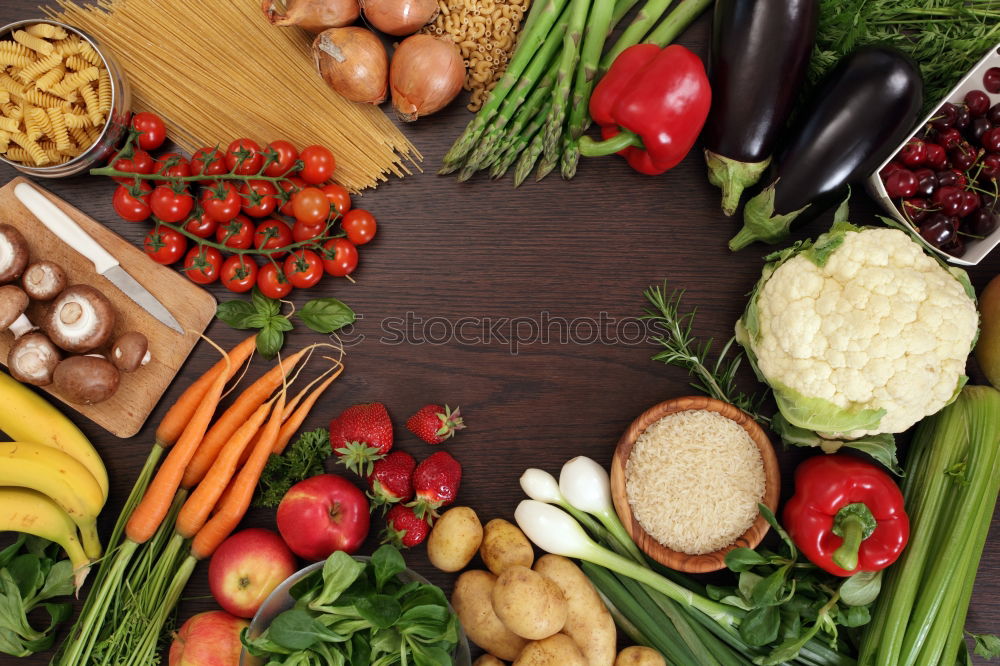 Similar – Cooking ingredients vegetables on table