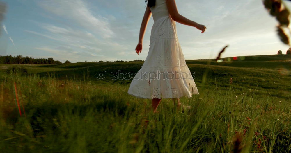 Similar – Image, Stock Photo Wind Child II Summer