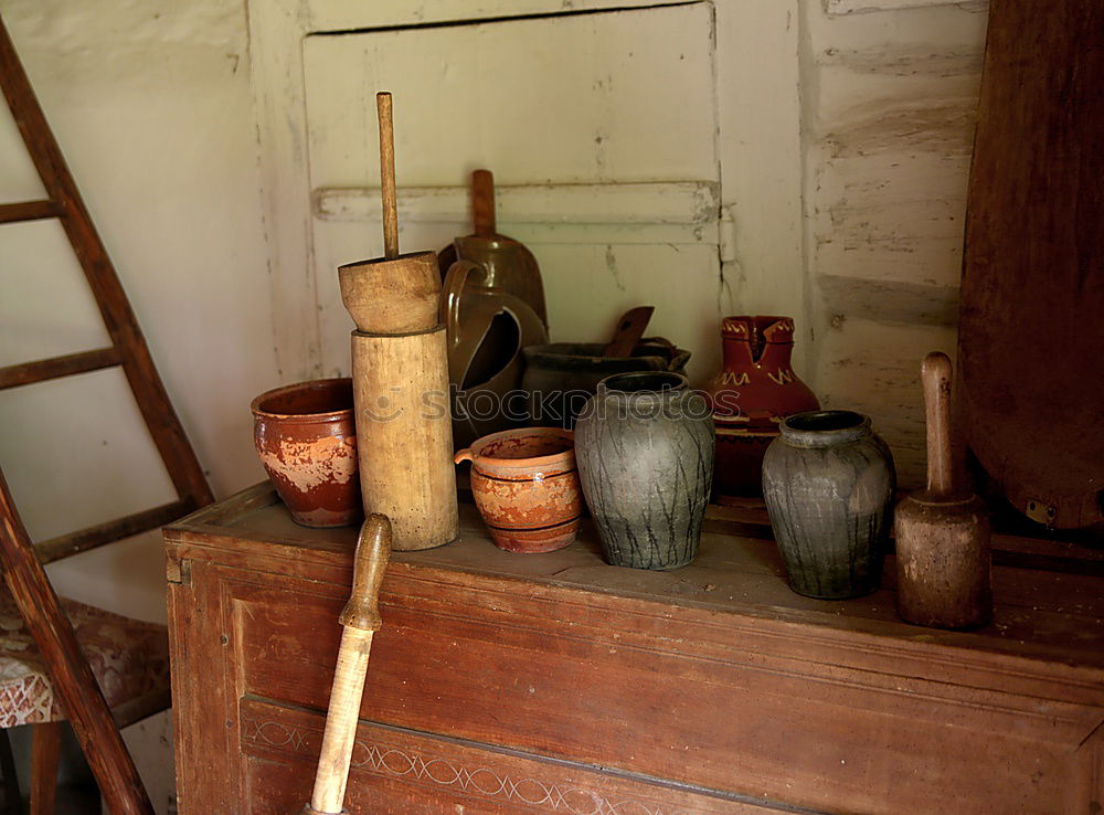 Similar – Image, Stock Photo In the pottery workshop, the finished beautiful figure of a woman in a cape.