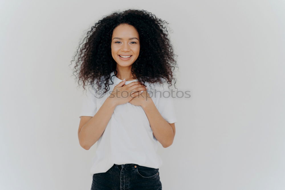 Similar – Image, Stock Photo Young casual woman using her smartphone
