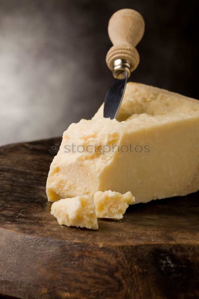 Similar – Image, Stock Photo Aged parmesan cheese