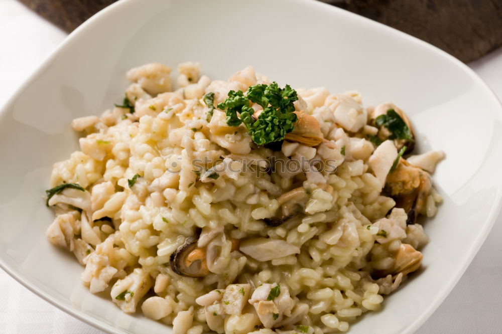 pilzrisotto Lebensmittel