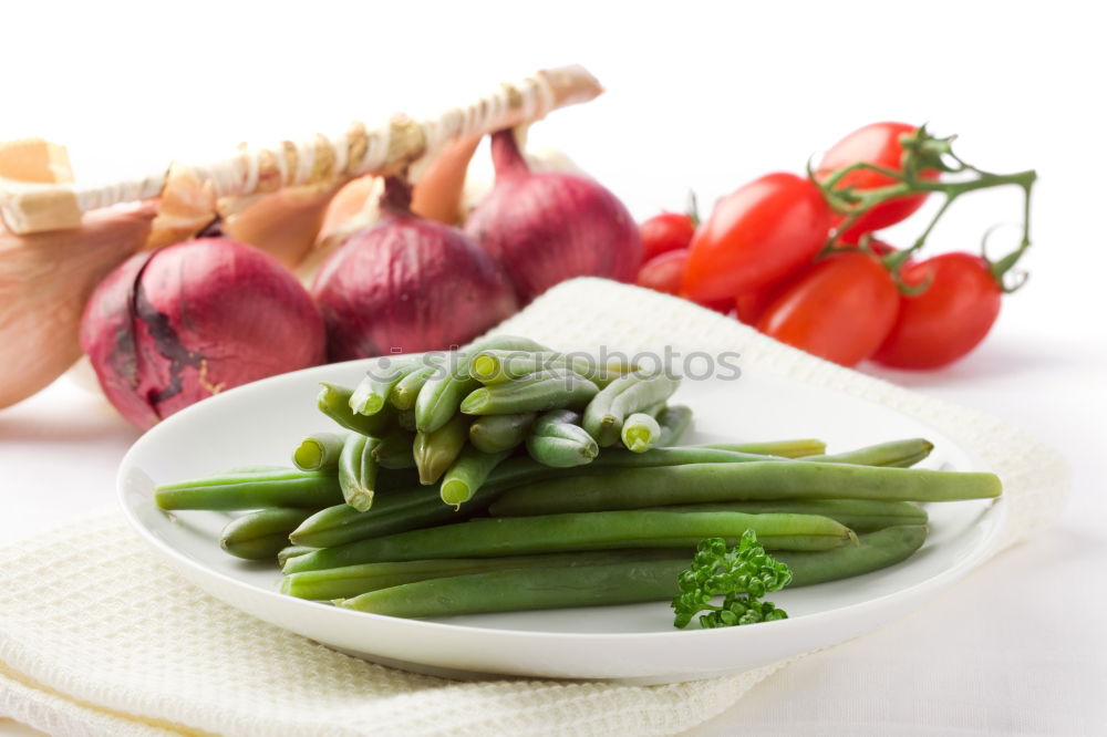 Similar – Image, Stock Photo Asparagus with vegetables on a white background