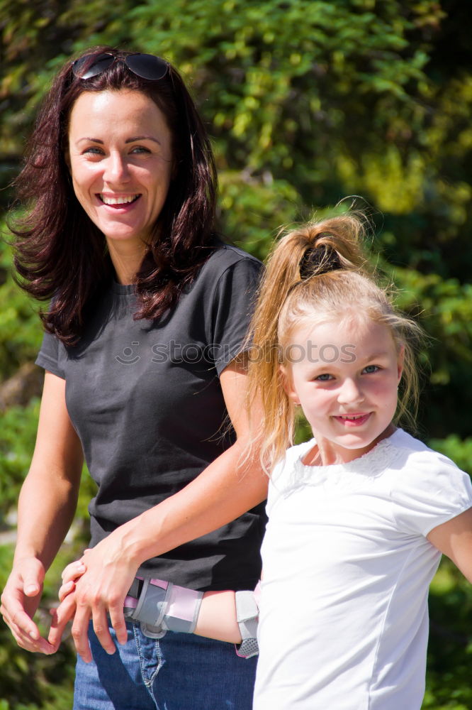 Image, Stock Photo Happiest mother and daughter