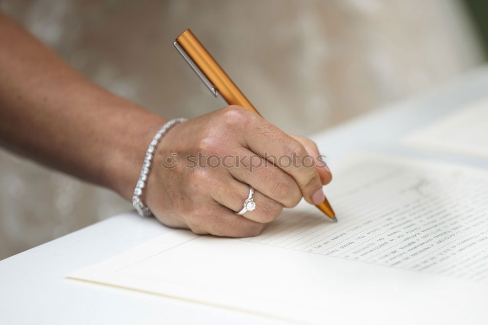 Similar – Image, Stock Photo name change Young woman