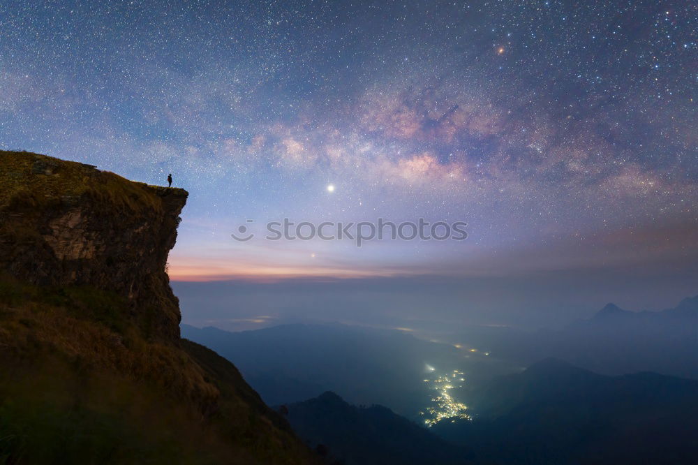 Similar – Image, Stock Photo Milky Way via Saar loop