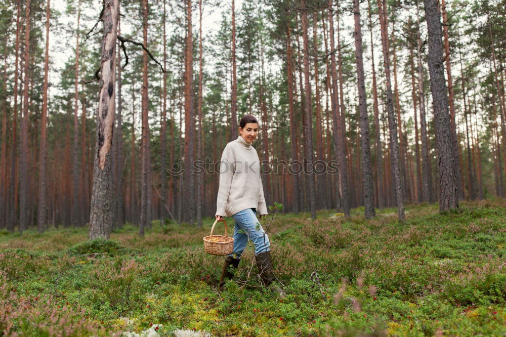 Similar – Image, Stock Photo Young man into the forest