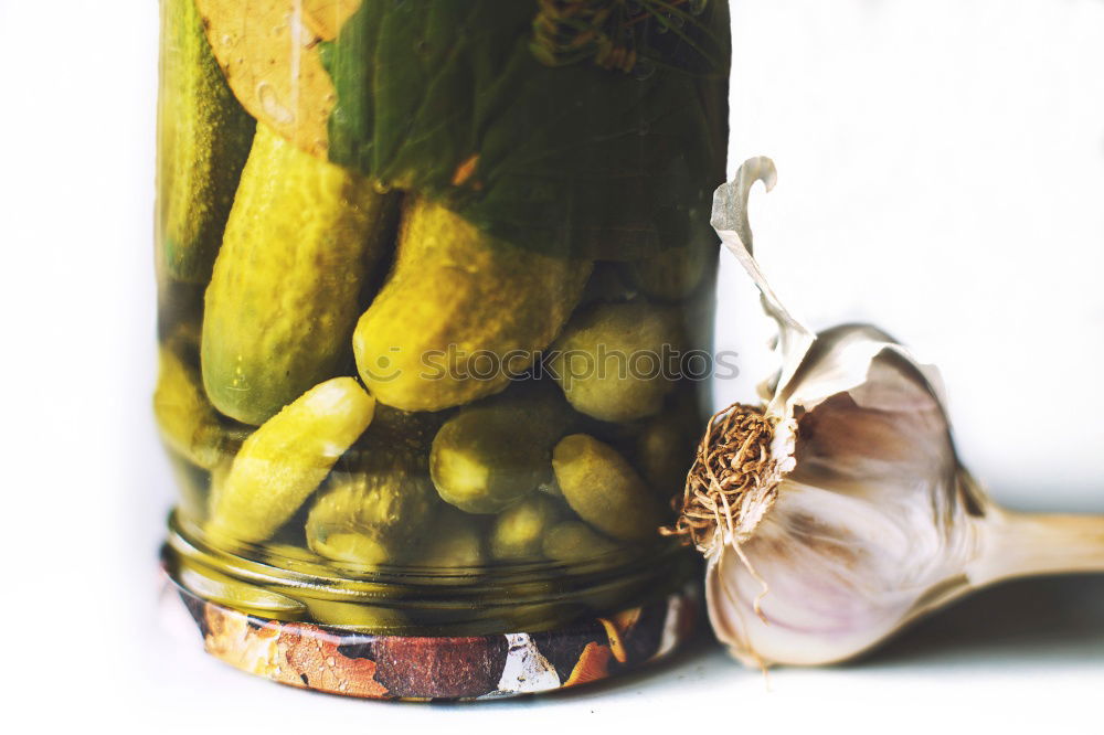 Similar – Image, Stock Photo Preparing ingredients for pickling cucumbers
