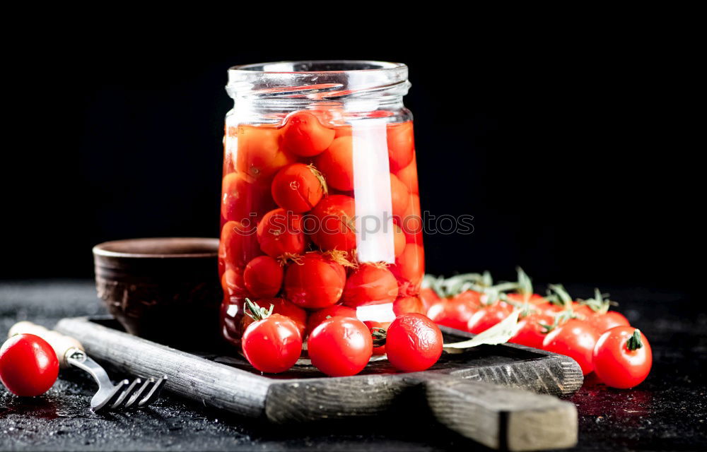 Similar – Small glass jar with fresh juice