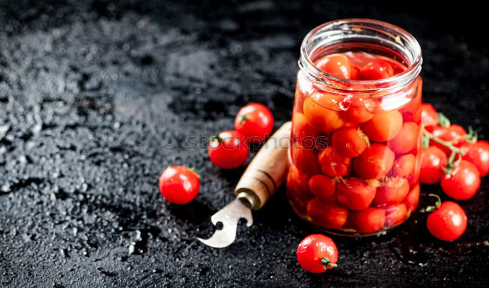 Similar – Small glass jar with fresh juice