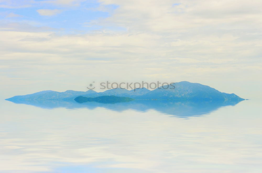 Similar – Image, Stock Photo View to lake and mountains nature