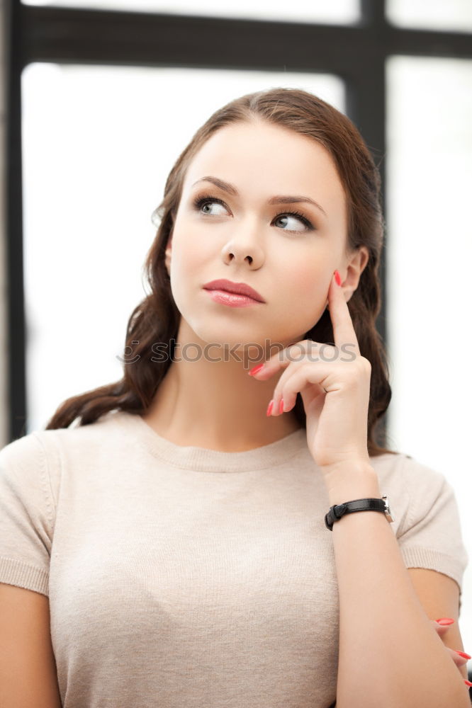 Similar – Image, Stock Photo Woman with mug at the window