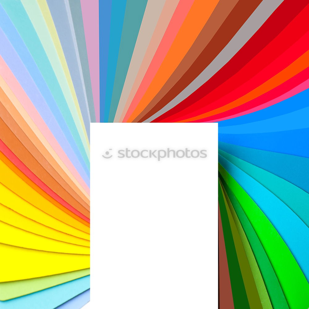 Similar – Image, Stock Photo Vibrant colors palette paper design. Geometric shapes.