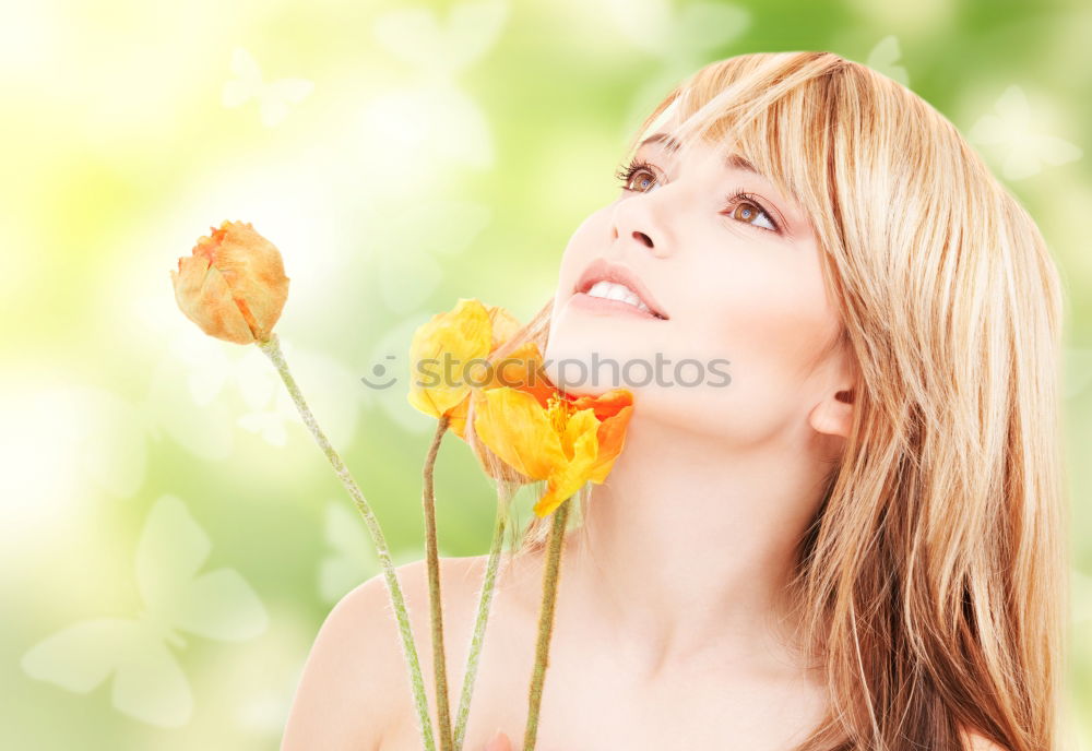 Similar – Image, Stock Photo yellow Feminine