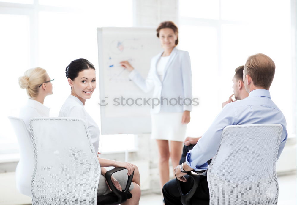 Similar – Image, Stock Photo People in whites in hall